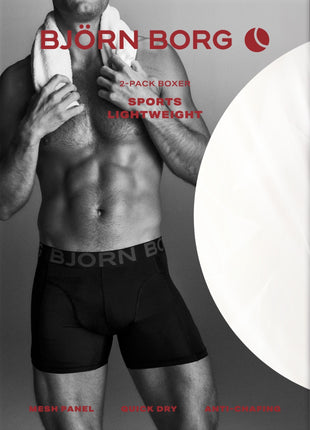 Björn Borg 2 shorts Sports lightweight noir homme