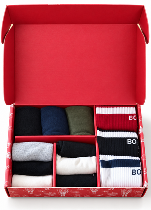 Coffret cadeau de chaussettes Björn Borg Essential Discovery – 12 paires