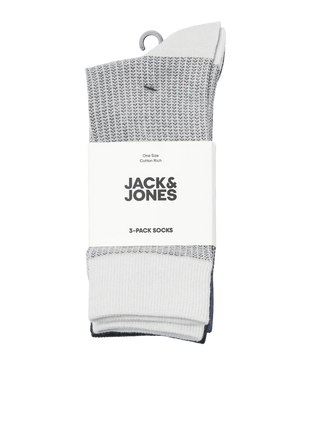 Jack & Jones sokken 3 paar jacbryan bird eye socks heren