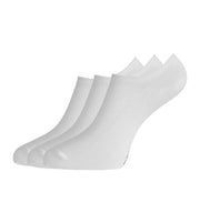 Bamboo Basics soquettes invisibles 3 paires knitted footies white unisex