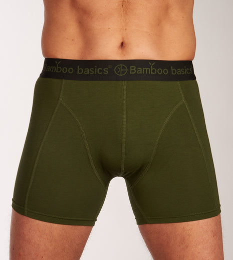 Bamboo Basics short 3 pack knitted boxershorts black / army / navy heren