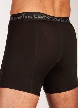 Bamboo Basics short 3 pack knitted boxershorts black / army / navy heren