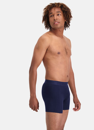 Bamboo Basics short 3 pack knitted boxershorts navy heren