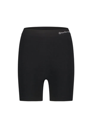 Bamboo Basics short seamless knitted biker short black dames
