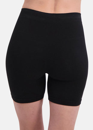 Bamboo Basics short seamless knitted biker short black dames