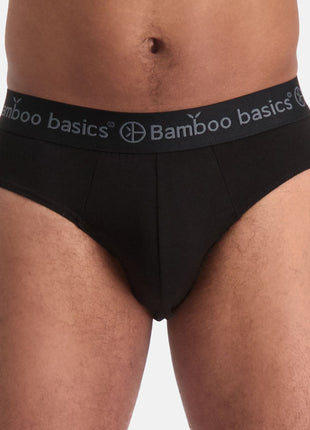 Bamboo Basics slip 3 pack knitted brief black heren