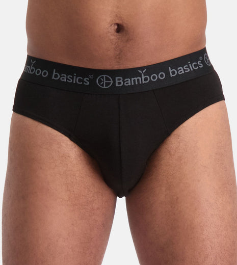 Bamboo Basics slip 3 pack knitted brief black heren