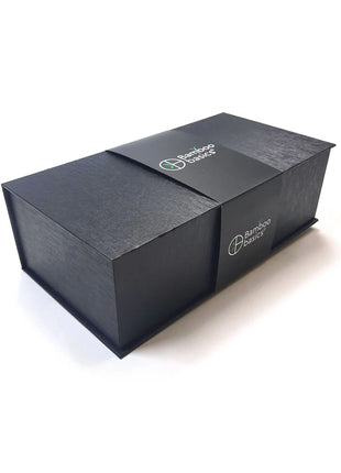 Bamboo Basics sokken 5 paar knitted anklet socks giftbox black / navy unisex