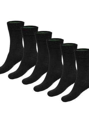 Bamboo Basics sokken 6 paar knitted anklet socks black unisex