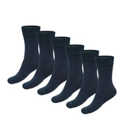 Bamboo Basics chaussettes 6 paires knitted anklet socks navy unisex