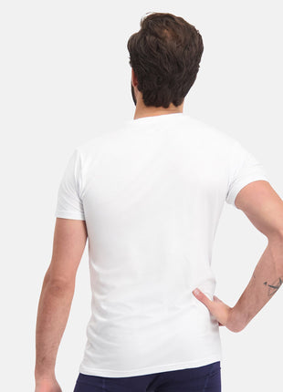Bamboo Basics t-shirt ronde hals 2 pack knitted r-neck t-shirt optical white heren