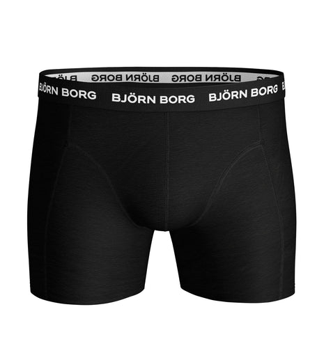 Björn Borg short 3 pack cotton stretch boxer black heren 10004232-MP001 Björn Borg boxer lot de 3 cotton stretch boxer black hommes
