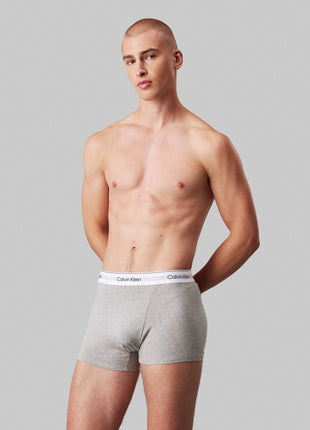 Calvin Klein short 3 pack icon cotton stretch relaxed fit trunks black men