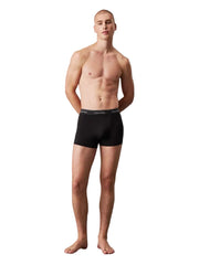 Calvin Klein short 3 pack icon cotton stretch relaxed fit trunks black men
