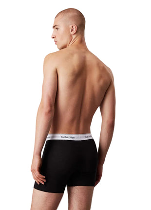 Calvin Klein boxer lot de 3 icon cotton stretch relaxed fit trunks noir hommes