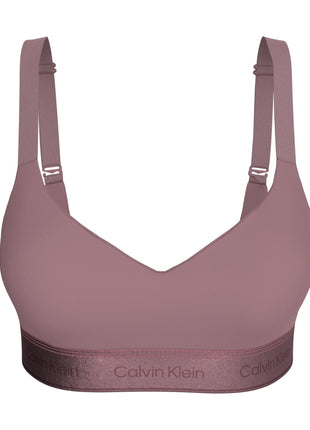 Calvin Klein bh topje icon cotton modal lift bralette soft mauve dames LV00QF8870-41I Calvin Klein brassière icon cotton modal lift bralette soft mauve femmes