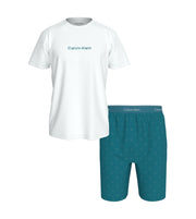 Calvin Klein pajama shorts icon cotton stretch short set driftwood men
