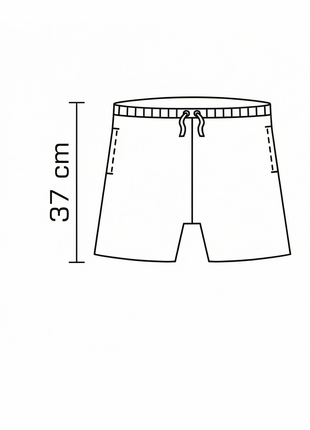 Ceceba zwemshort Rio losse short black heren