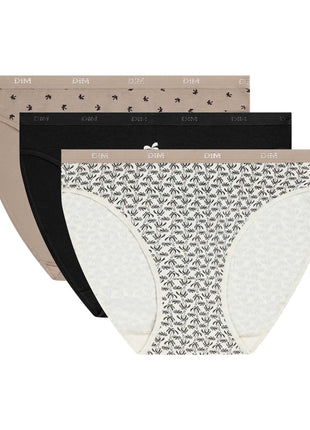 Dim slip lot de 3 les pockets cotton stretch sous les palmiers femmes