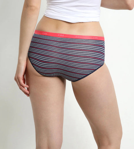 Dim short 3-pack Les Pockets cotton stretch boxer Pretty Rose women