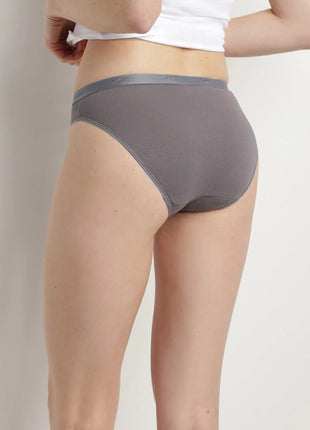 Dim 3 pack briefs Ecodim cotton stretch taupe/pink/grey women