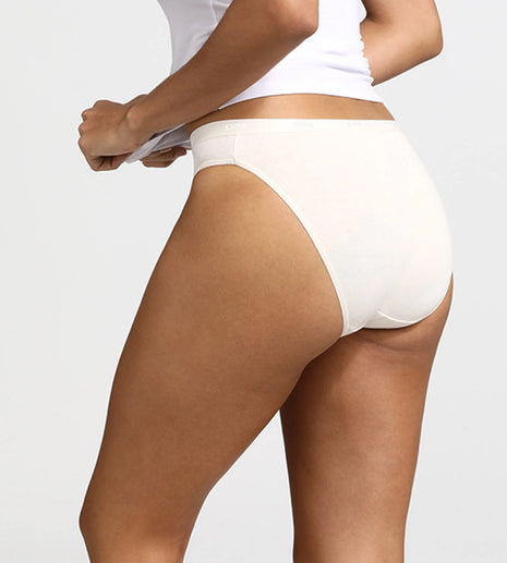 Dim 3-pack briefs Ecodim cotton stretch nude/pink/mother-of-pearl women
