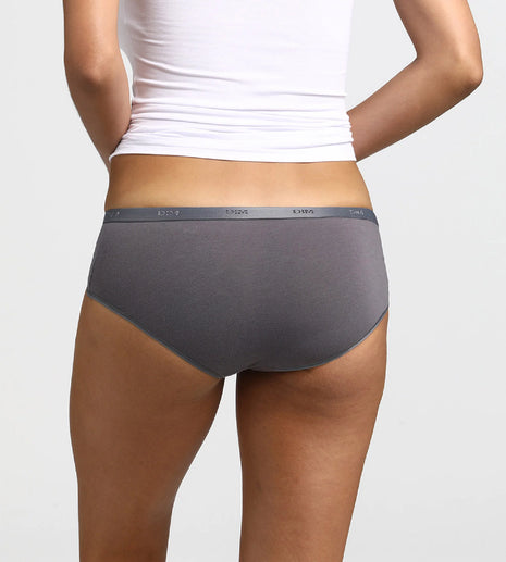 Dim short 3-pack Ecodim cotton stretch boxer taupe/pink/grey women