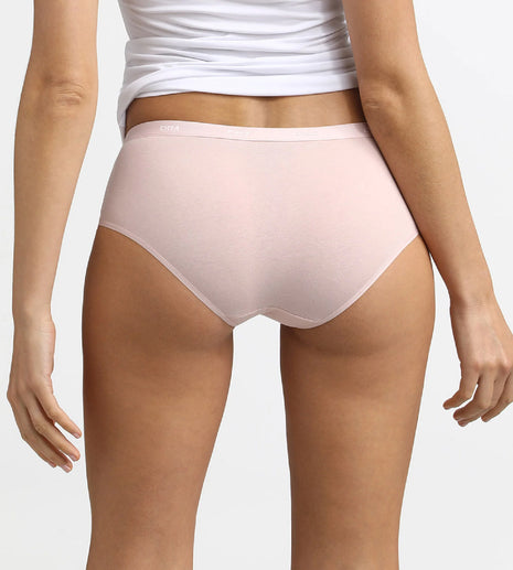 Dim short 3 pack Ecodim cotton stretch boxer skin/pink/mother-of-pearl women