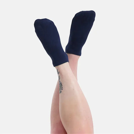 Bamboo Basics soquettes 3 paires knitted sneaker socks marine unisex