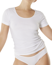 Dulcia onderhemdje white dames