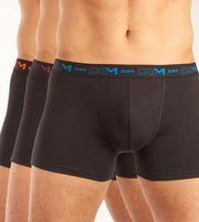 Dim short 3-pack cotton stretch boxer black / multi men