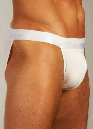 Hom slip classic tanga briefs white heren 400413-0003 Hom slip classic tanga briefs white hommes
