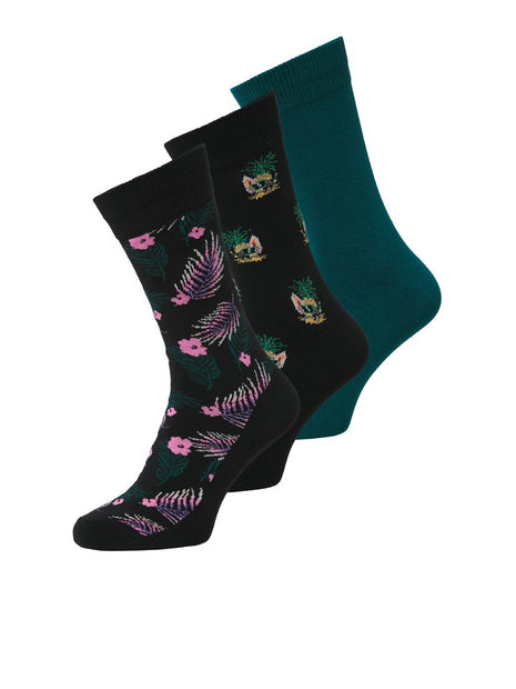 Jack & Jones chaussettes 3 paires jacpineapple skulls chaussettes homme