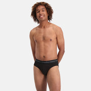 Bamboo Basics slip 3-pack knitted brief black / army / navy men
