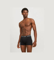 Jack & Jones boxer lot de 3 jacanthony trunks noir hommes