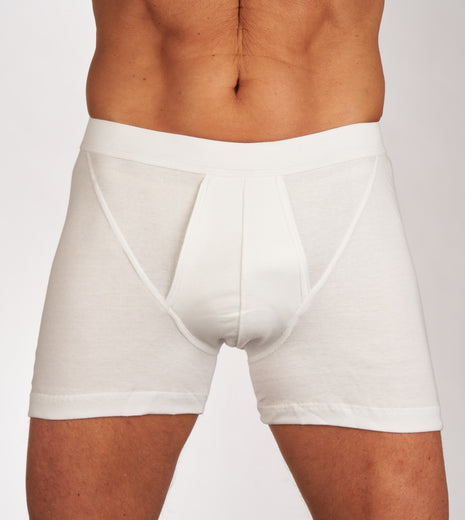 Mango short 2 pack 1-1 rib white heren 685-5430-white Mango boxer lot de 2 1-1 rib white hommes
