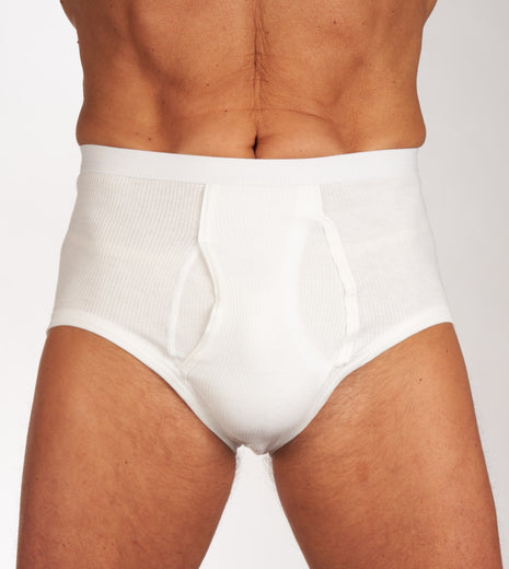 Mango slip 2 pack 2-2 rib white heren 597-0964-white Mango slip lot de 2 2-2 rib white hommes