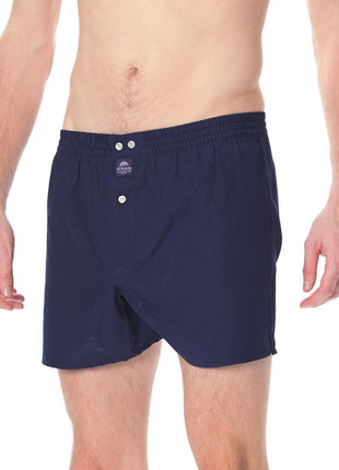McAlson wijde boxershort classic navy blue heren M0107 McAlson caleçon classic navy blue hommes
