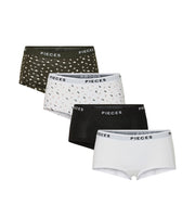 Pieces short 4 pack pclogo lady boxer forest night ladies