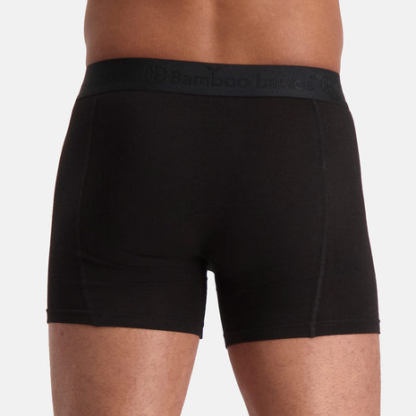 Bamboo Basics short 3 pack knitted boxer shorts black tonsurton men