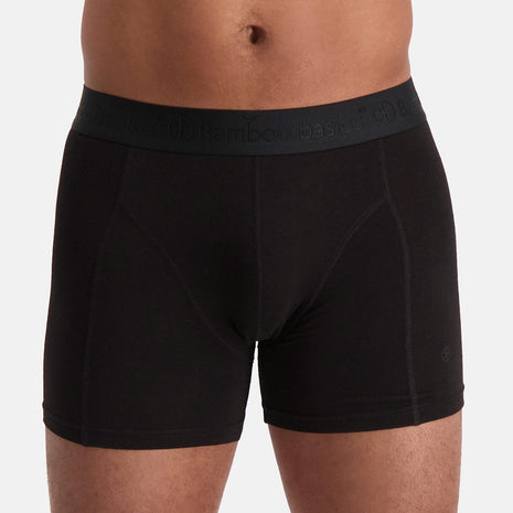 Bamboo Basics short 3 pack knitted boxer shorts black tonsurton men