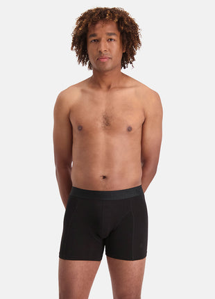Bamboo Basics short 3 pack boxershorts en tricot noir ton sur ton homme