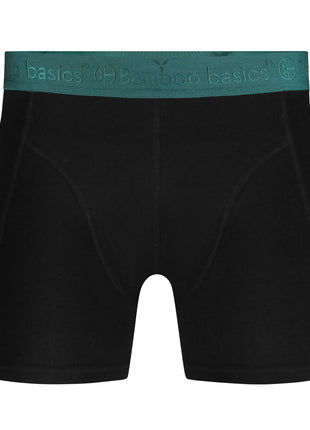 Bamboo Basics short 3 pack knitted boxer shorts teal men