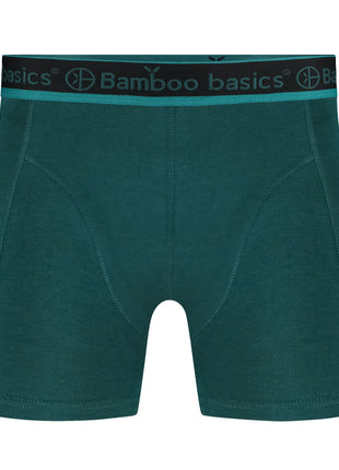 Bamboo Basics short 3 pack knitted boxer shorts teal men