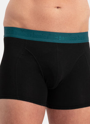 Bamboo Basics short 3 pack knitted boxer shorts teal men