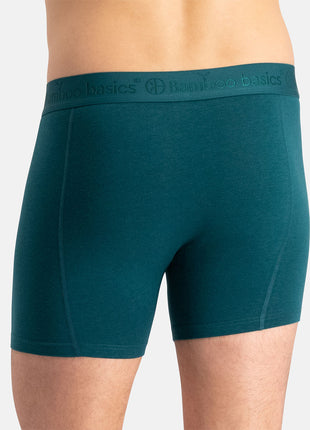Bamboo Basics short 3 pack knitted boxer shorts teal men