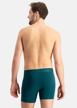 Bamboo Basics short 3 pack knitted boxer shorts teal men