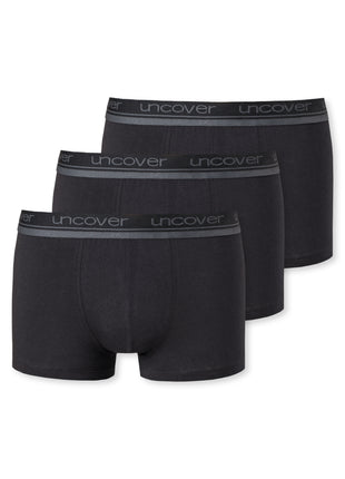 Schiesser short 3 pack uncover boxer briefs black men