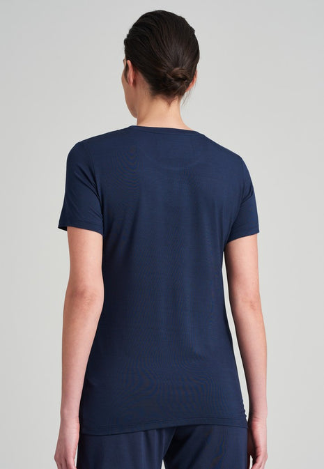 Schiesser women's shirt mix + relax blue