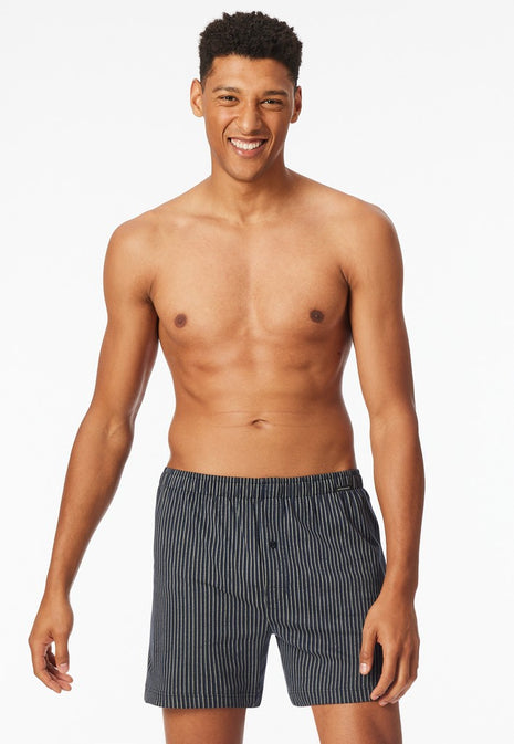 Schiesser boxer briefs 2-pack organic cotton blue men